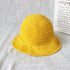Baby Shade Straw Hat Hand Woven Fisherman Hat. Circumference 20 in. (52 cm)